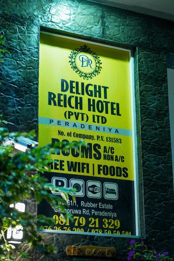 Delight Reich Hotel Peradeniya Zewnętrze zdjęcie